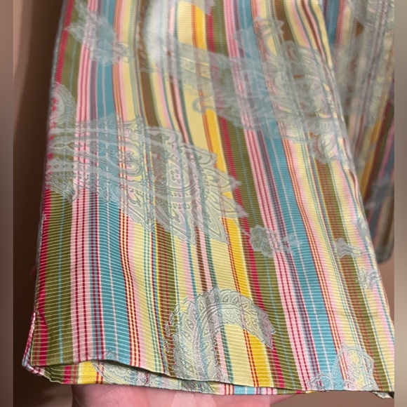 Cynthia, Cynthia Steffe vintage paisley & striped pants size 4, retail $220 - Picture 12 of 17